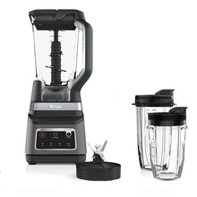 Smoothie blender base with 72 oz clear pitcher and lid, black control panel