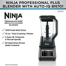 Ninja Professional Plus blender with clear crushing pitcher and black motor base