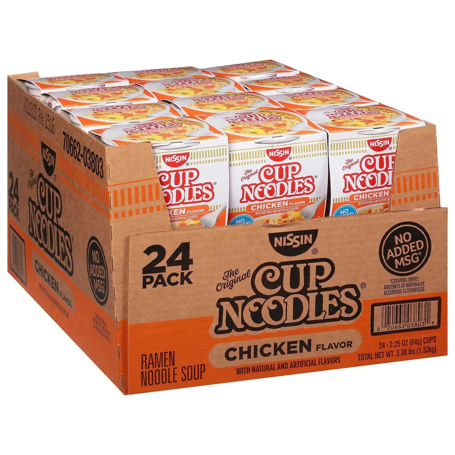 Nissin Cup Noodles, Chicken Flavor 2.25 oz., 24 ct. - USA MEGA SHOP