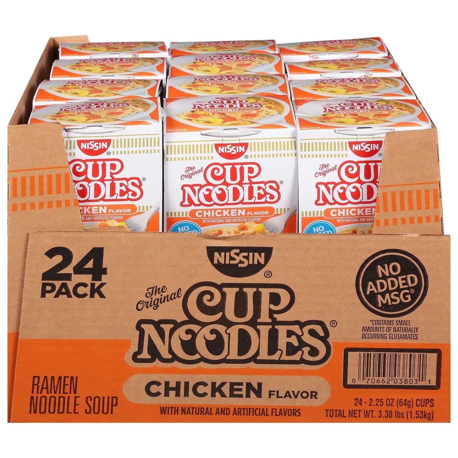 Nissin Cup Noodles, Chicken Flavor 2.25 oz., 24 ct. - USA MEGA SHOP