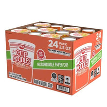 Nissin Cup Noodles chicken flavor 24-pack box with microwavable paper cups