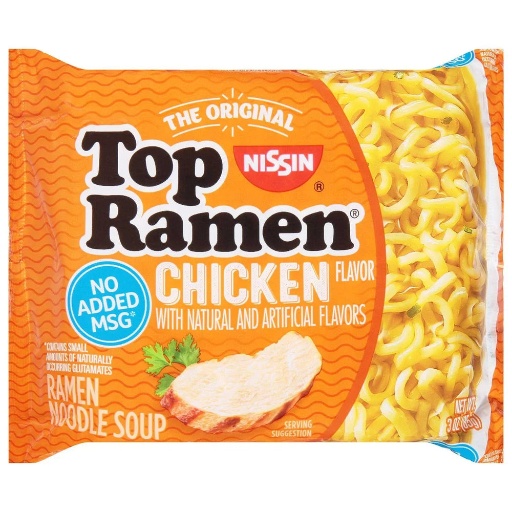 Nissin Top Ramen Chicken Noodle Soup, 3 oz., 24 pk. - USA MEGA SHOP