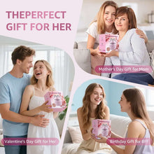 Pink electric razor gift set box showing the shaver and accessories