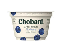 Chobani Greek Yogurt Blueberry on the Bottom cup