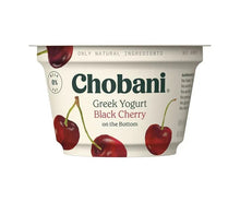 Chobani Greek Yogurt Black Cherry on the Bottom cup