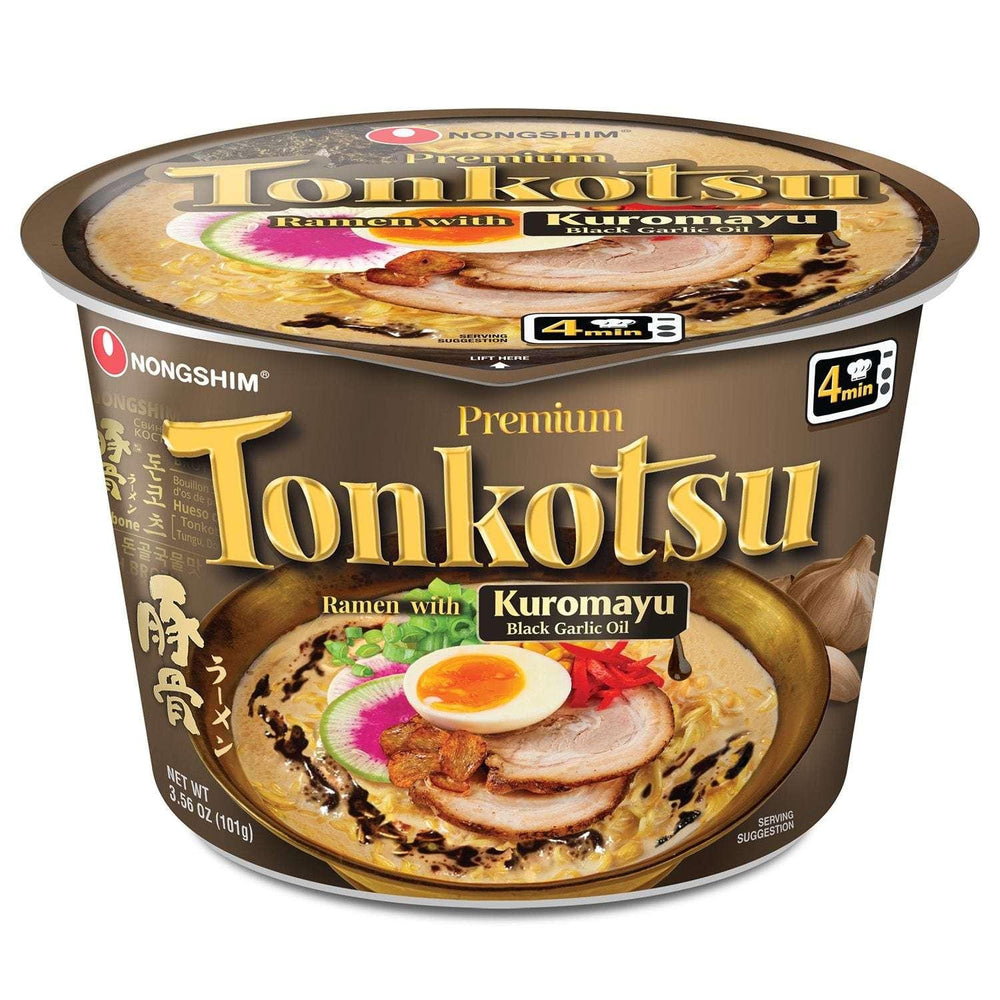 Nongshim Premium Tonkotsu Kuromayu Noodle Soup 6 pk. - USA MEGA SHOP