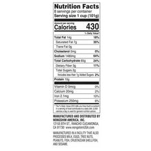 Nutrition Facts panel for instant noodle soup cup, serving size 1 cup