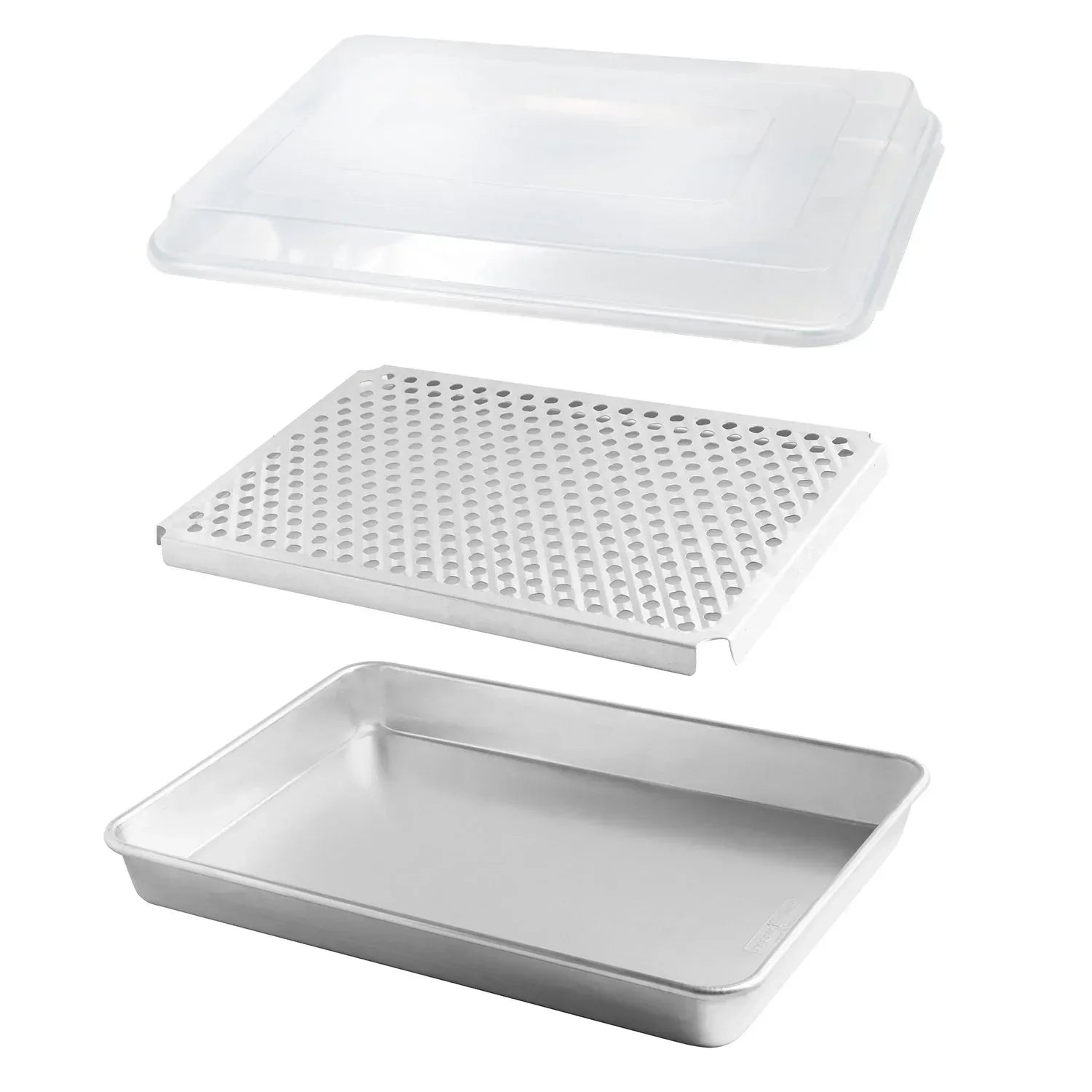 Nordic Ware 3-Piece Crisping and Roasting Set with Lid