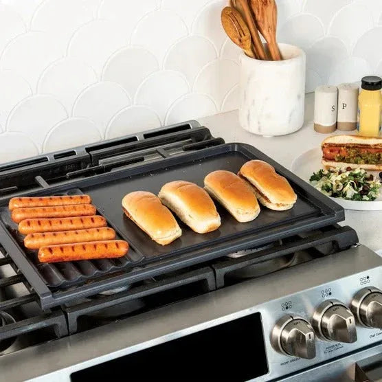 Nordic Ware Dual Top Grill Griddle with Grill Press - USA MEGA SHOP