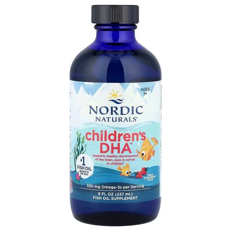 Nordic Naturals, Children's DHA™, Ages 1+, Strawberry