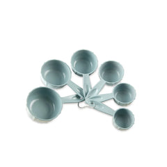 Nordic Ware Sea Glass Blue Measuring Cups and Measuring Spoons Set - USA MEGA SHOP