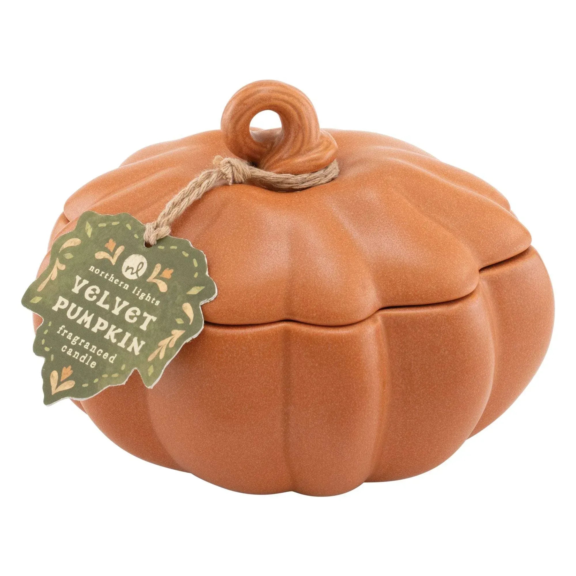 Northern Lights Ceramic 9 oz. Pumpkin Candle