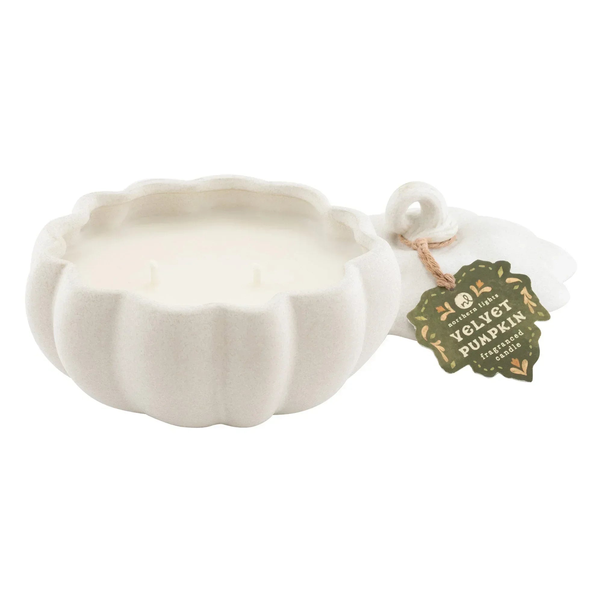 Northern Lights Ceramic 9 oz. Pumpkin Candle - USA MEGA SHOP