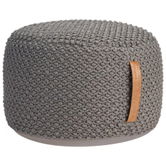 Nourison Cotton Woven Looped Pouf - USA MEGA SHOP