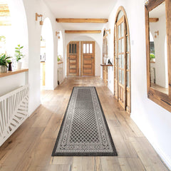 Nourison Garden Spring Indoor/Outdoor Rug Collection, Meadow Black - USA MEGA SHOP
