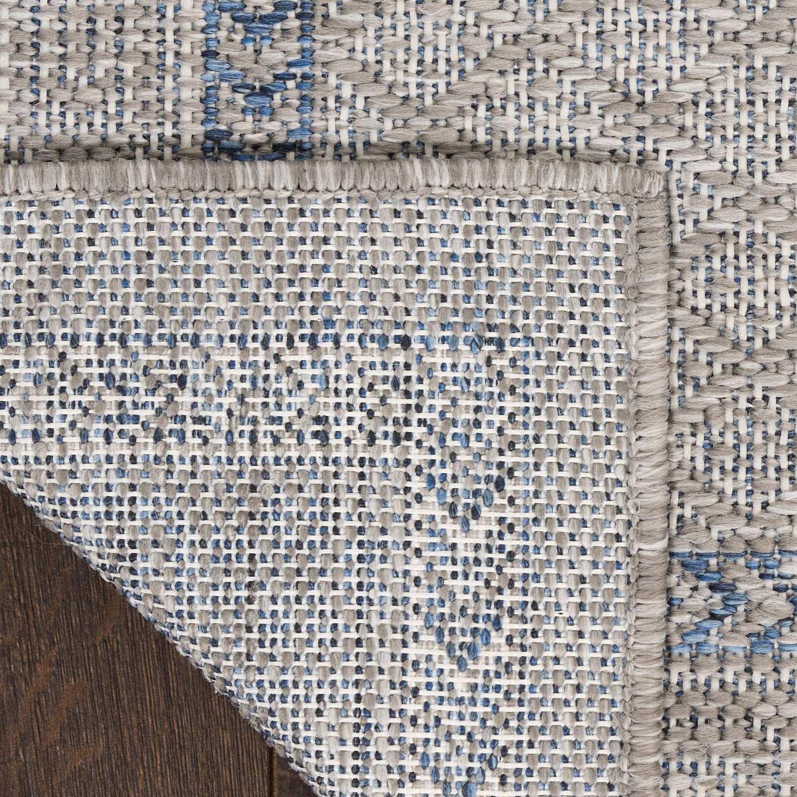 Nourison Garden Spring Indoor/Outdoor Rug Collection, Meadow Gray - USA MEGA SHOP