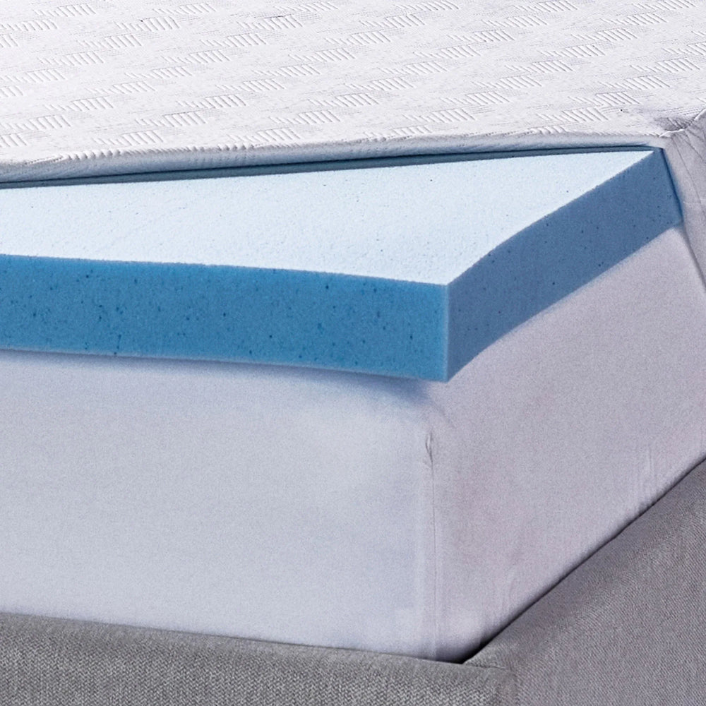 Novaform Advanced Cooling Gel Memory Foam Mattress Topper - USA MEGA SHOP