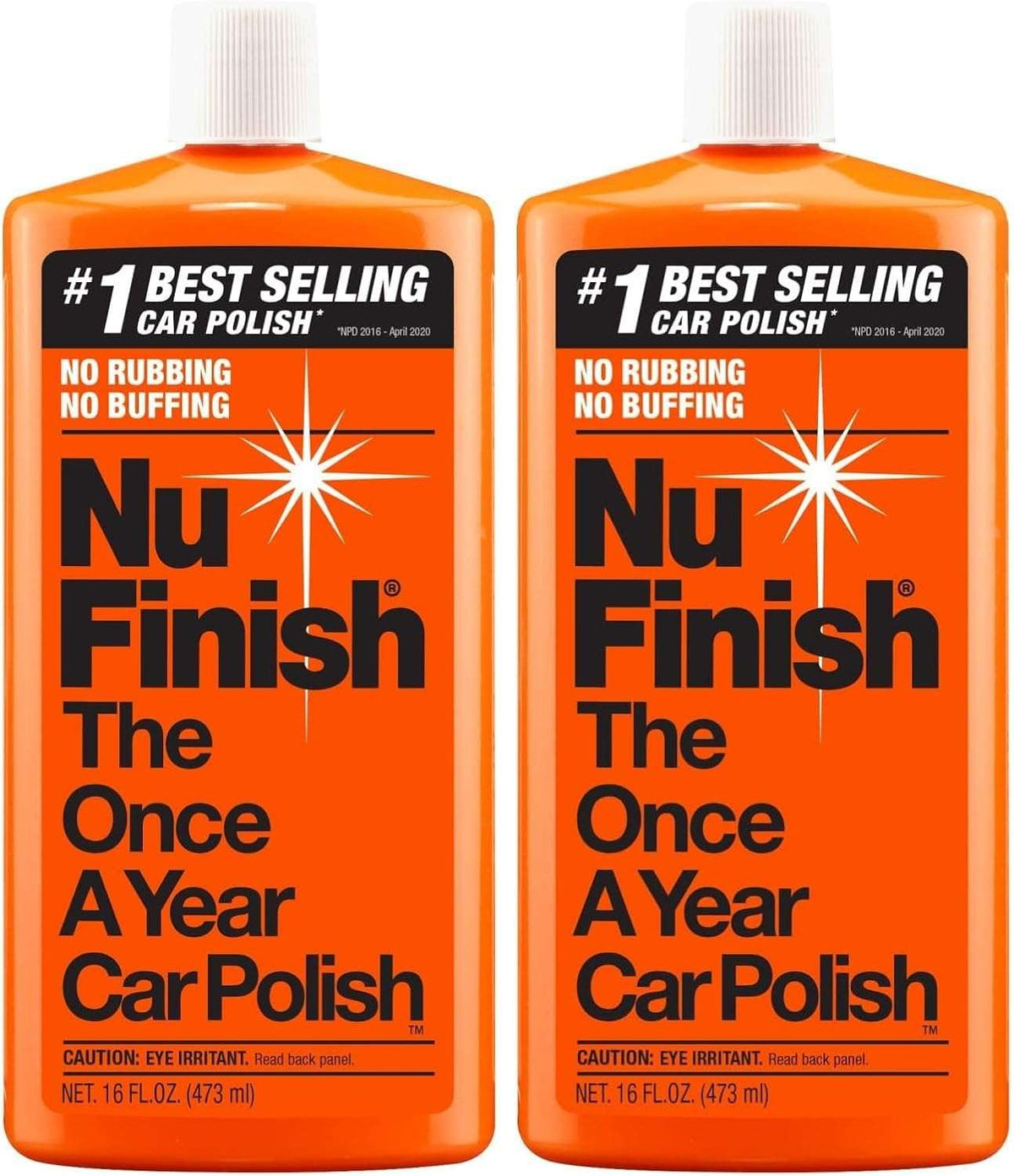 Nu Finish Car Polish, NF-76 Pulimento Líquido para Coches, Camiones, 16 fl oz cada uno (Paquete de 2)