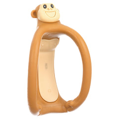Nuby Loopals Silicone Teether, Brown Monkey Character