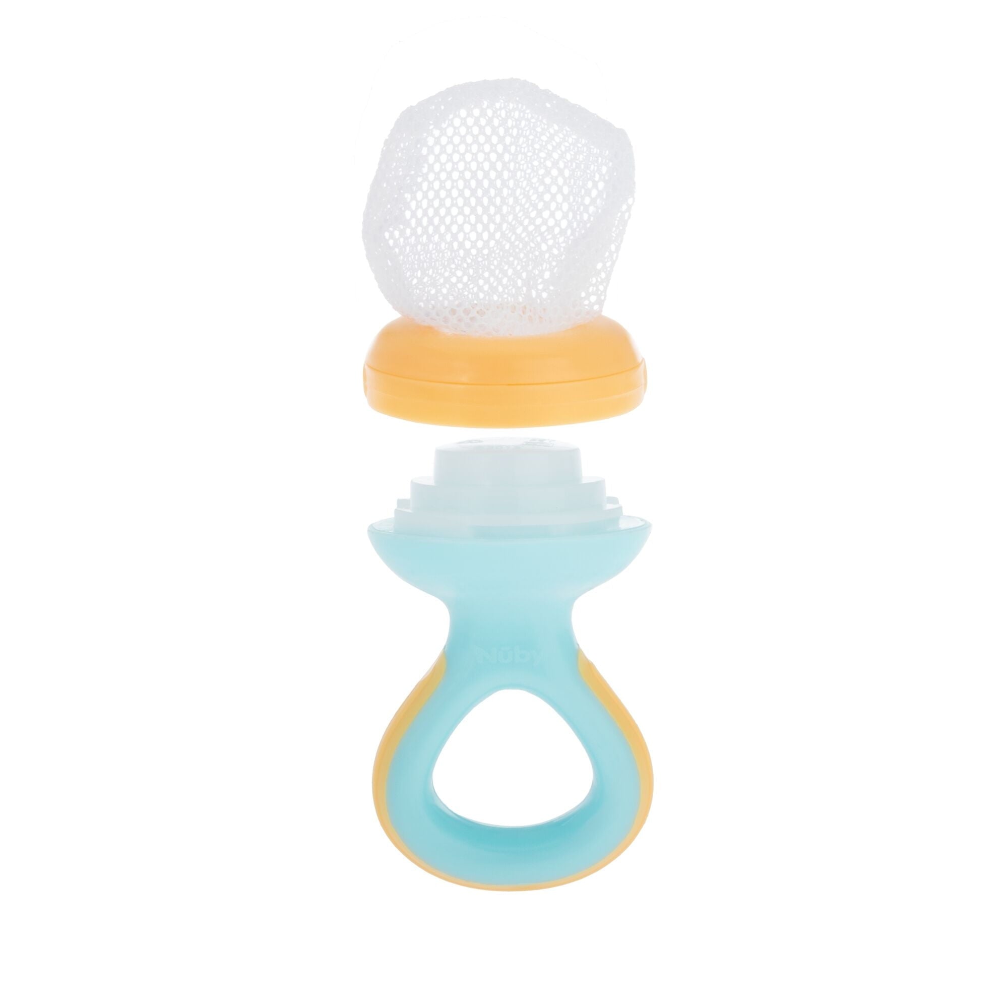 Nuby Nibbler First Soft Foods Feeder with Hygienic Case for Infants, 2 Pack