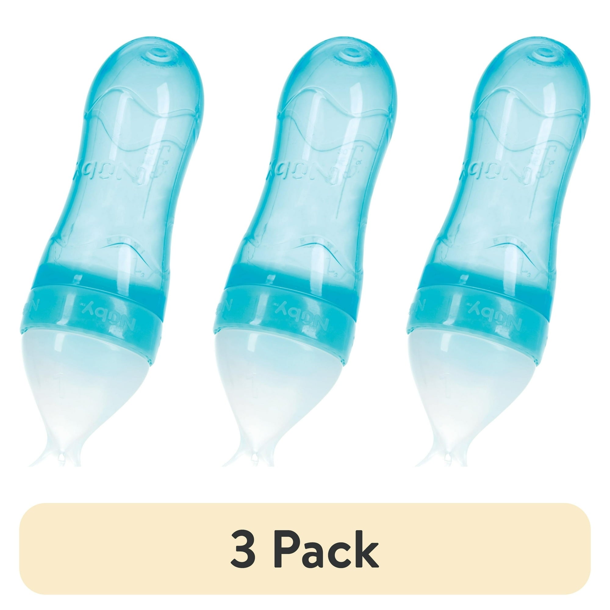 Nuby Aqua 3 oz Silicone Infant Squeeze Feeder