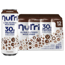 Chocolate protein shake 12-pack with ultra-filtered milk shake cans