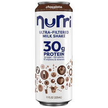 Nurri chocolate ultra-filtered milk shake can, 30g protein, 11 fl oz