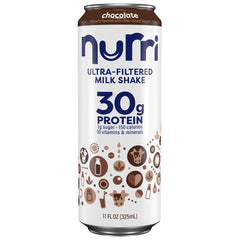 Nurri 30g Protein Shake, Chocolate, 11 fl oz, 12-pack