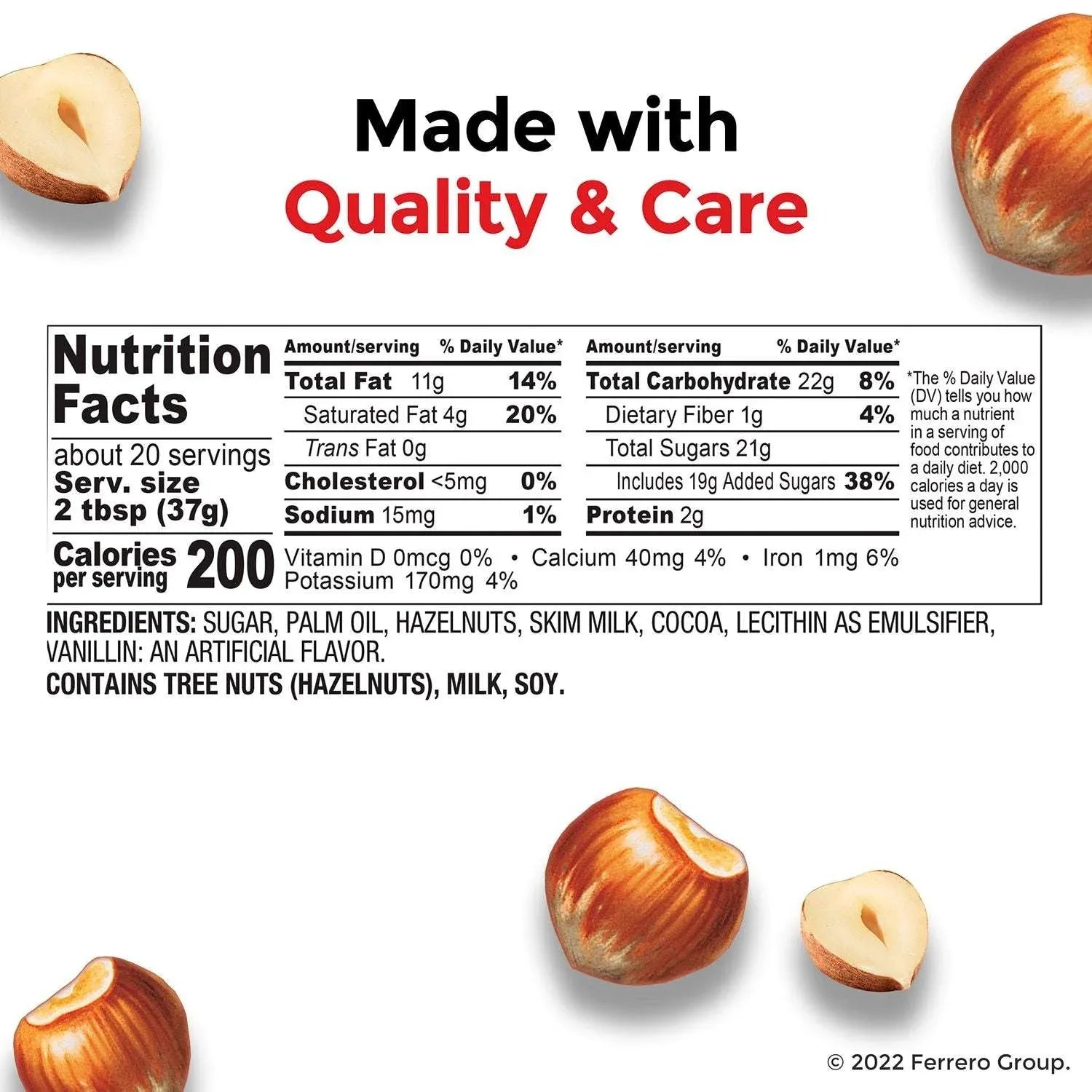 Nutella Hazelnut Spread with Cocoa, 26.5 oz., 2 pk. - USA MEGA SHOP