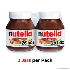 Nutella Hazelnut Spread with Cocoa, 26.5 oz., 2 pk. - USA MEGA SHOP