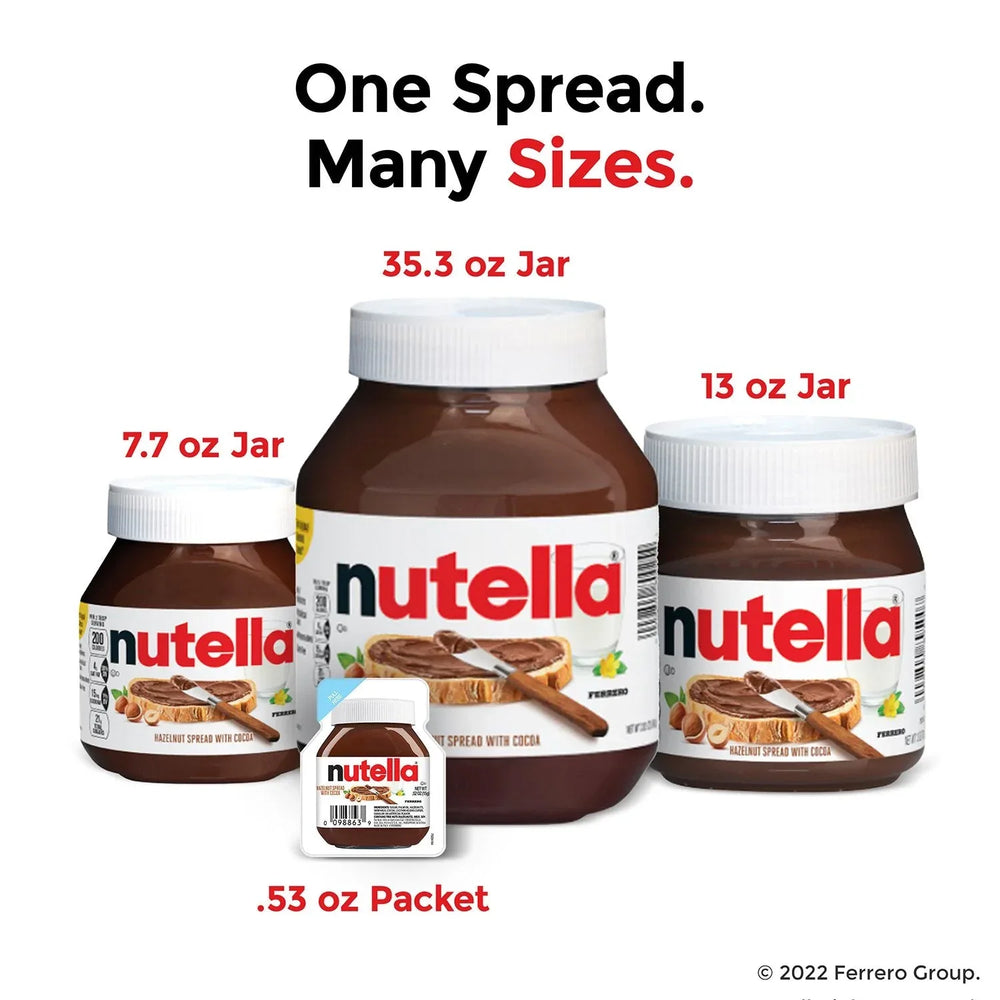 Nutella Hazelnut Spread with Cocoa, 26.5 oz., 2 pk. - USA MEGA SHOP
