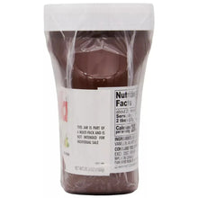 Nutella hazelnut spread jar with back label, brown contents, white screw cap