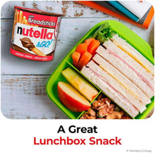 Nutella & GO! hazelnut spread cup with breadsticks, plus assorted sandwich bread slices