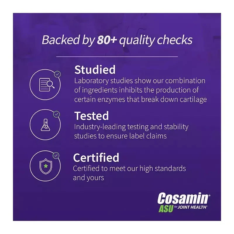 Nutramax Cosamin ASU Joint Health Supplement with Glucosamine, Chondroitin & ASU, 230 Count