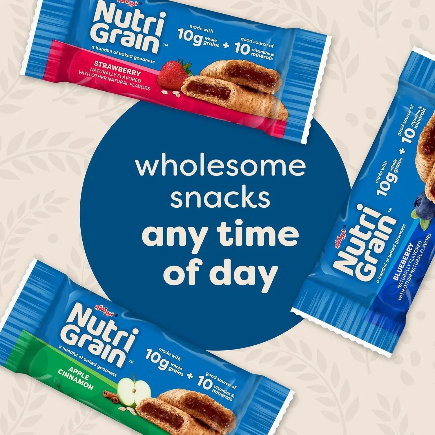 Nutri-Grain Bars Variety Pack, 1.3 oz., 36 pk.