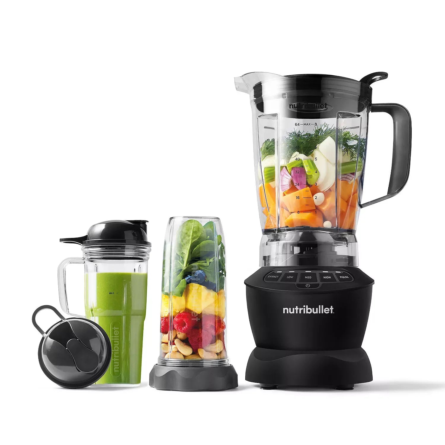 NutriBullet® 1200 Watt Blender Combo with Single Serve Cups