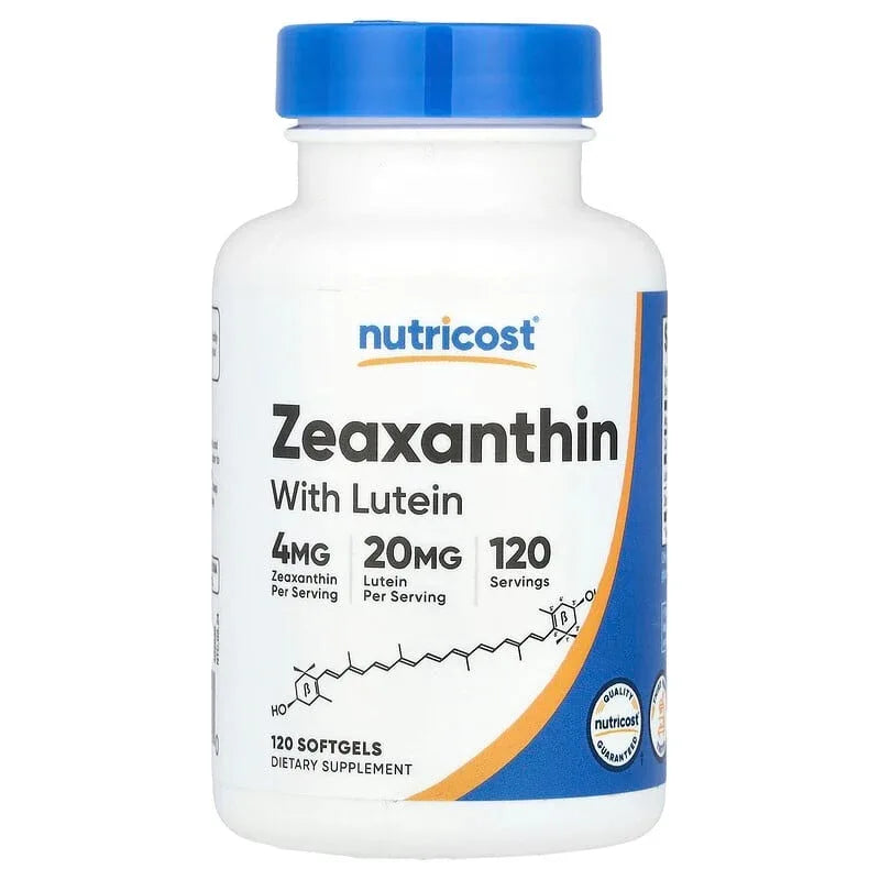 Nutricost, Zeaxanthin with Lutein, Softgels