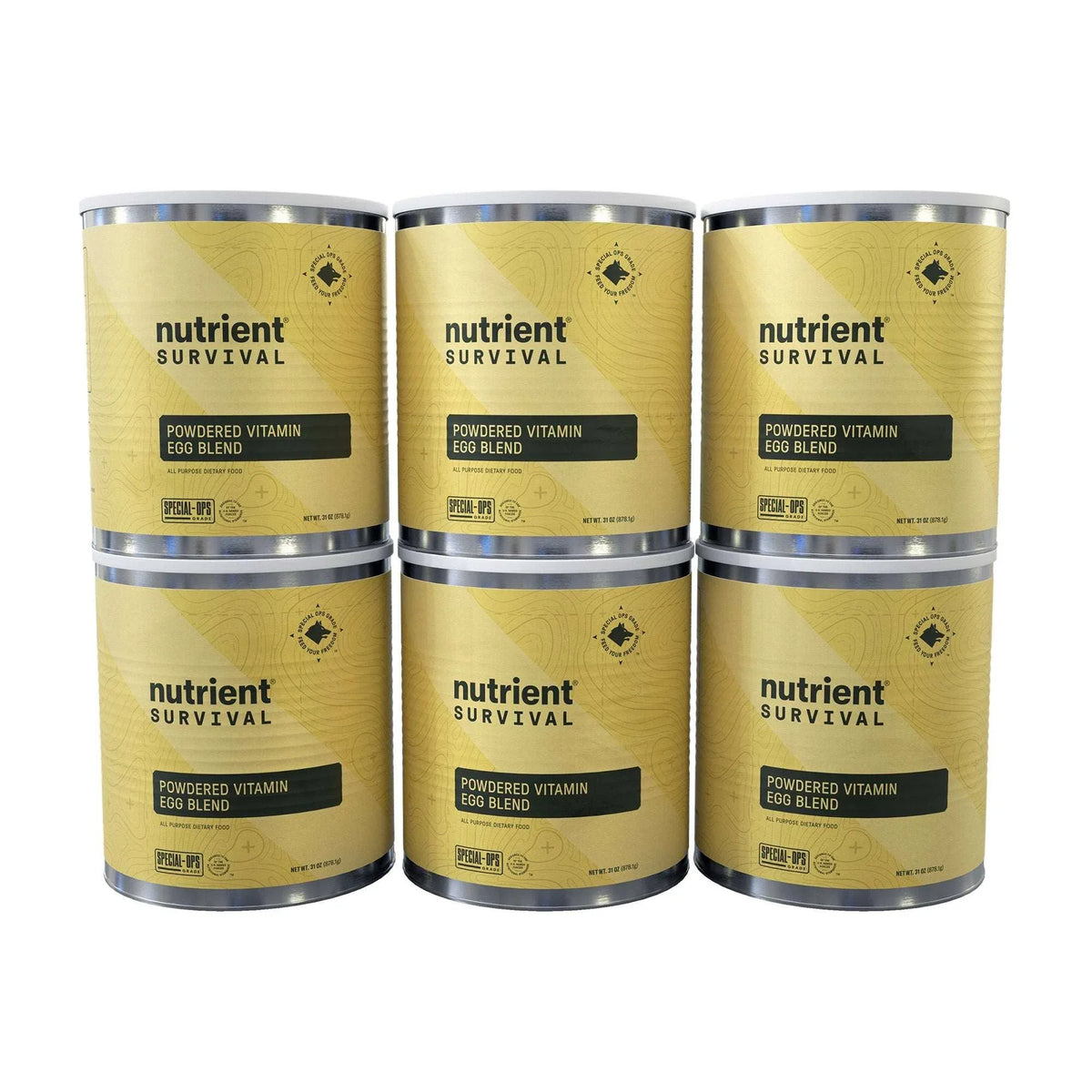 Nutrient Survival Powdered Vitamin Eggs 6-pack, (210 Total Servings) - USA MEGA SHOP