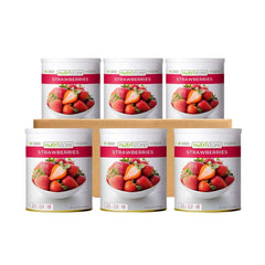 Nutristore Freeze Dried Strawberries 6-count (138 Total Servings) - USA MEGA SHOP