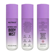 Botanical Bliss Body Mist bottle, purple 4 fl oz (118 mL)