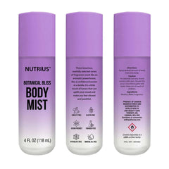 Nutrius Body Mist, 4 fl oz, 3-pack