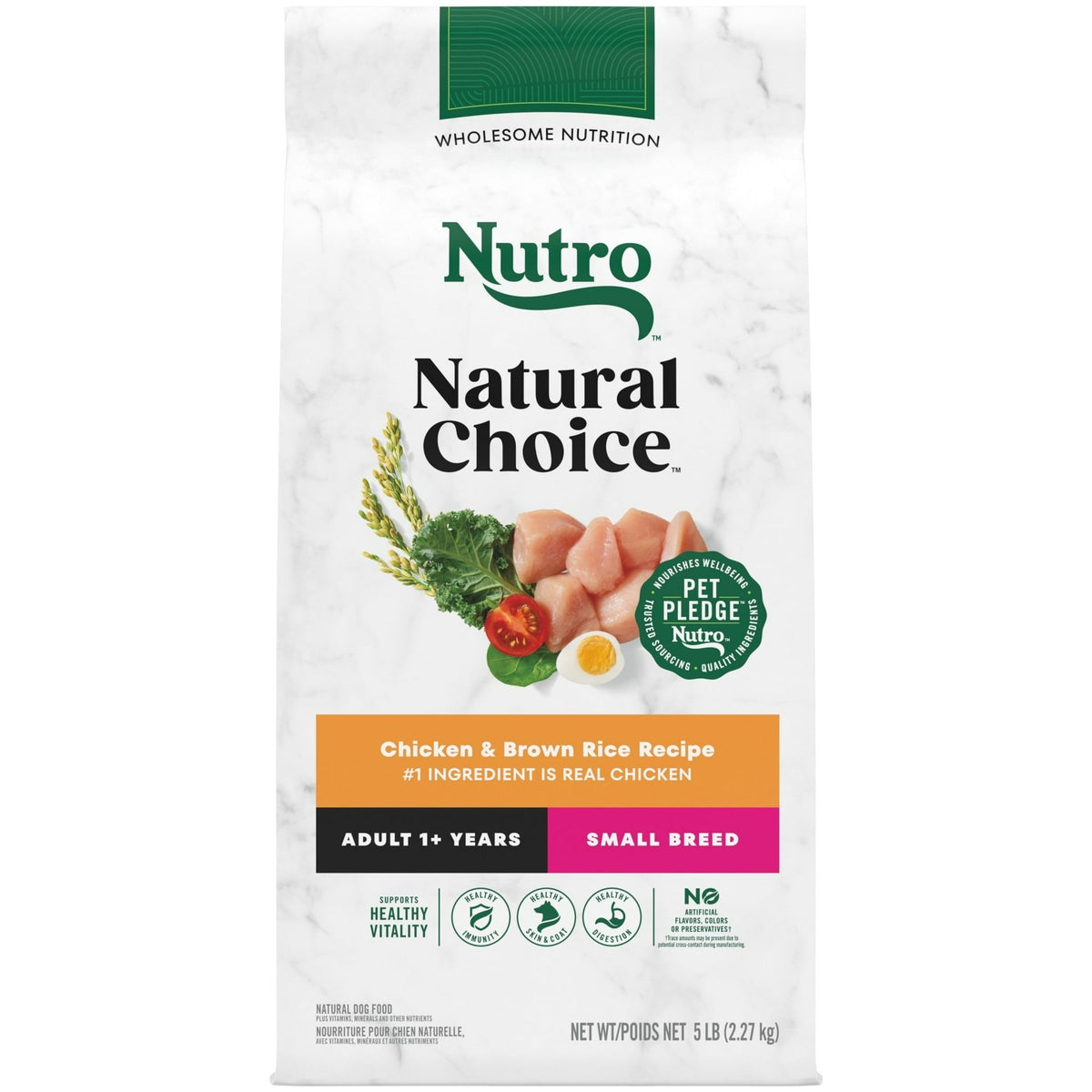 Nutro Natural Choice Adult Small Breed Dry Dog Food, Chicken And Brown Rice