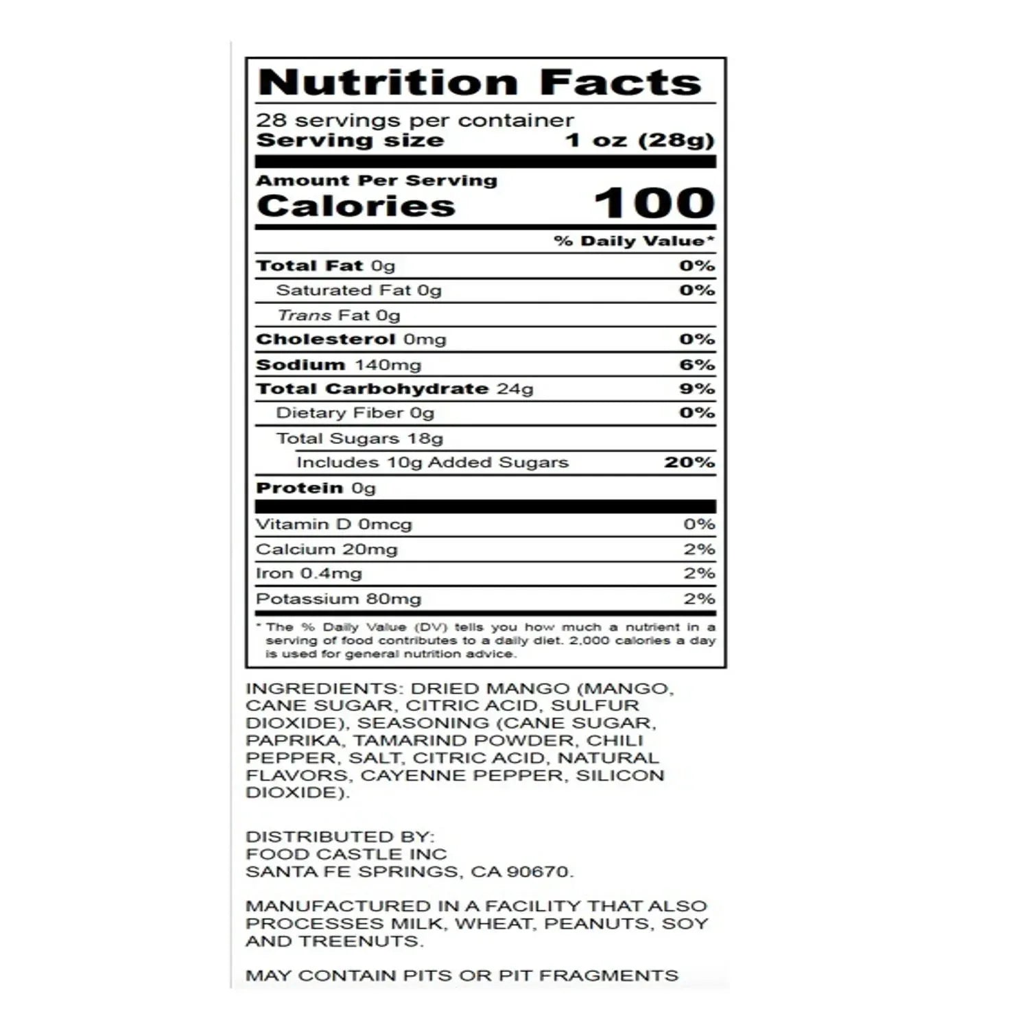 Nutty & Fruity Chili Tamarind Mango, 28 oz.