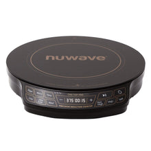 Nuwave One Top Pro induction cooktop with touch control panel, black glass top