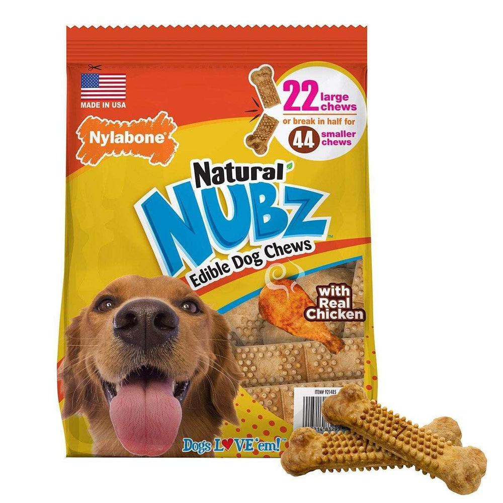 Nylabone NUBZ Dog Chews, 22-count, 2-pack - USA MEGA SHOP