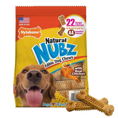 Nylabone NUBZ Dog Chews, 22-count, 2-pack - USA MEGA SHOP