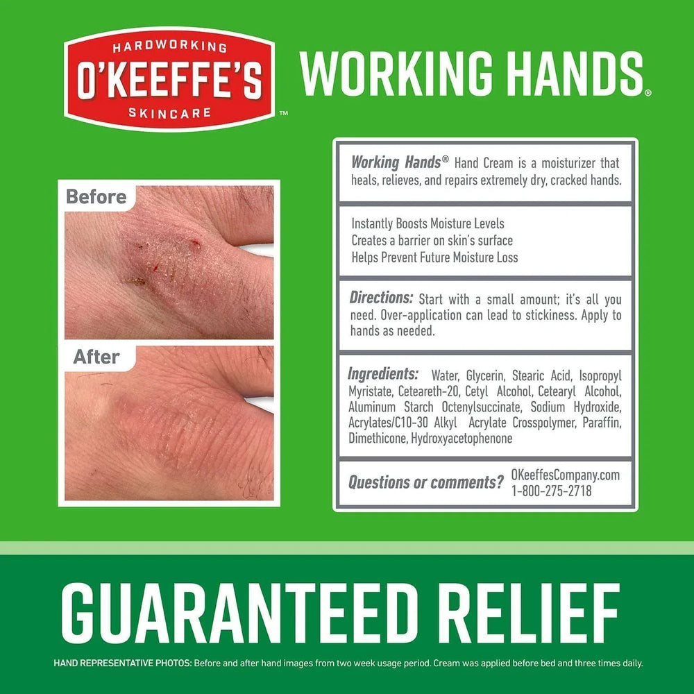 O'Keeffe's Working Hands Hand Cream, 3 oz., 3 pk. - USA MEGA SHOP