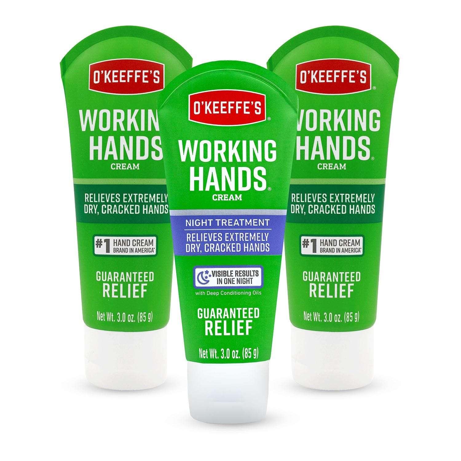O'Keeffe's Working Hands and Night Treatment, 3 oz., 3 pk. - USA MEGA SHOP