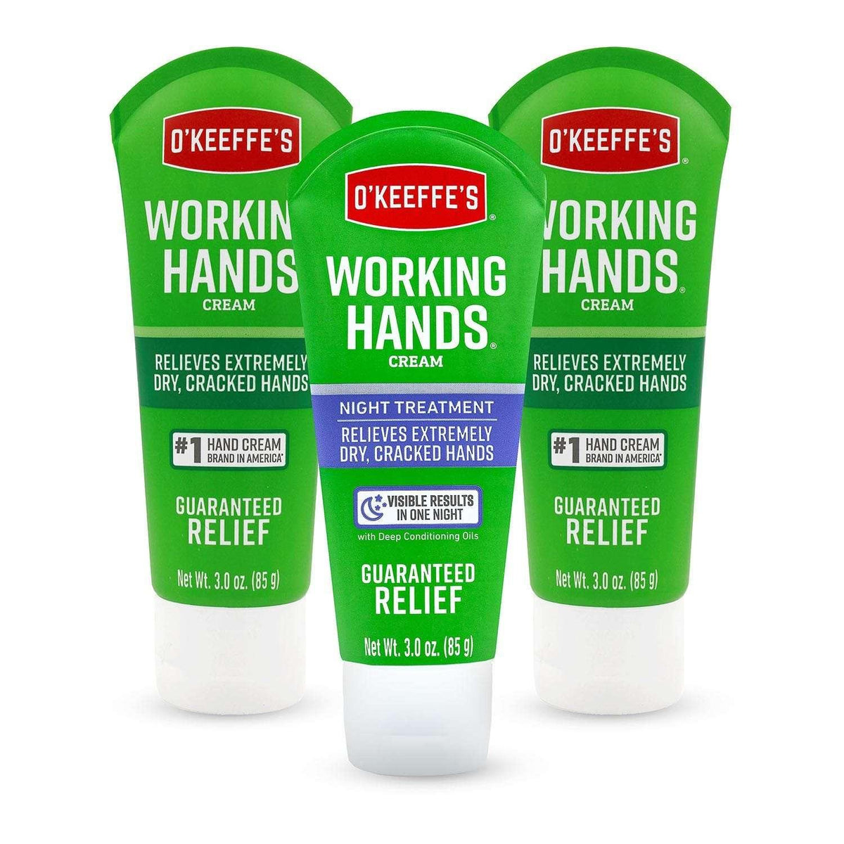 O'Keeffe's Working Hands and Night Treatment, 3 oz., 3 pk. - USA MEGA SHOP