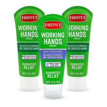 Three O'Keeffe's Working Hands Night Treatment tubes